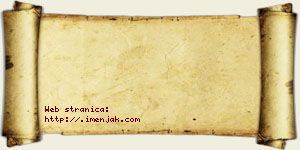 Žanka Mališananin vizit kartica